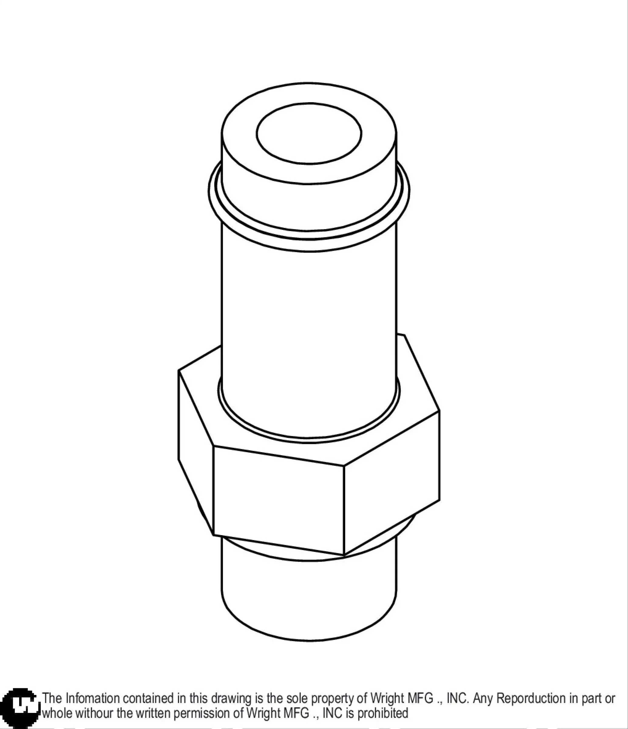-6 ORB SAE 1/2 Fitting 39410003
